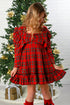 Remi Plaid Dress – Red Holiday Bow Dress 12M-14